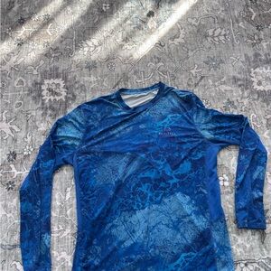 Realtree Men's Blue Rash Guard